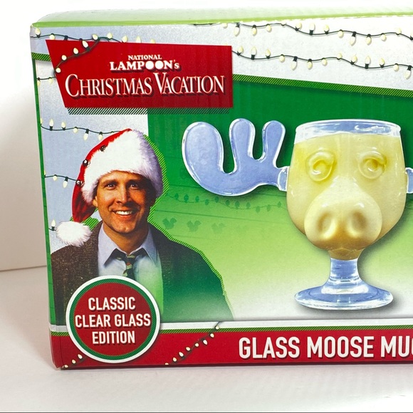 Lampoons Christmas Vacation Glass Moose Mug - Picture 2 of 7
